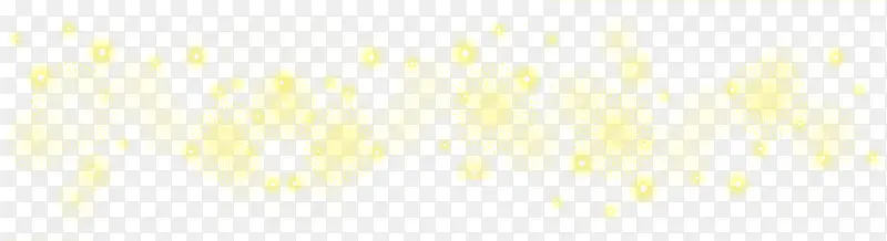 黄色漂浮星光展板装饰