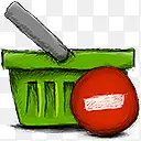 basket delete icon