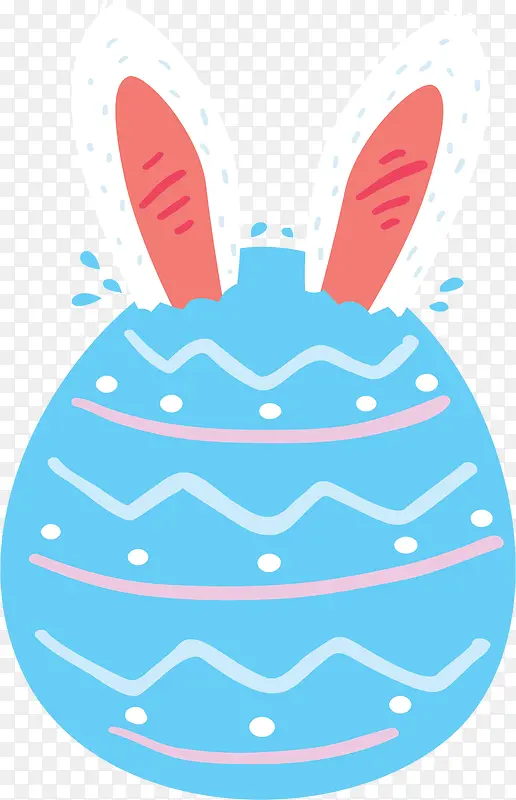 可爱复活节兔耳朵彩蛋