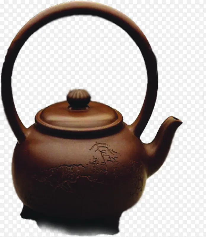 花纹雕刻茶壶养生