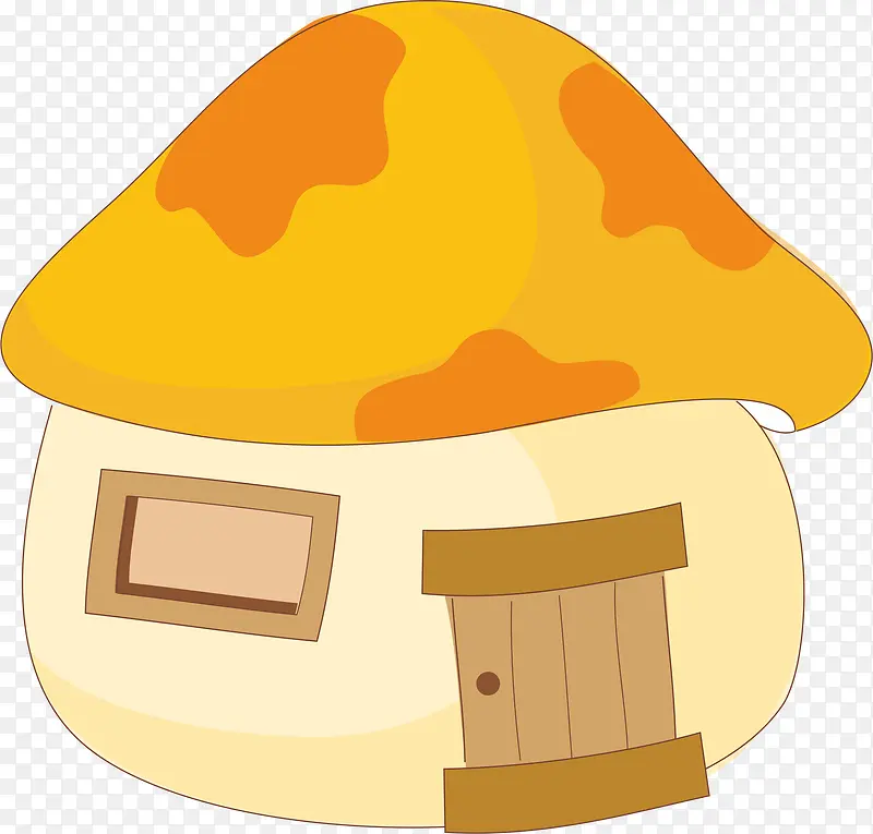 橙色蘑菇房