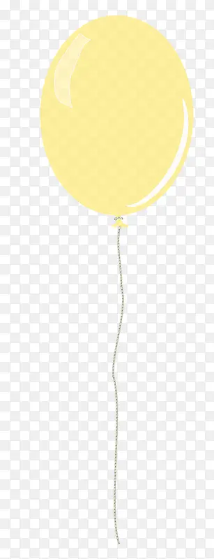 黄色漂亮气球