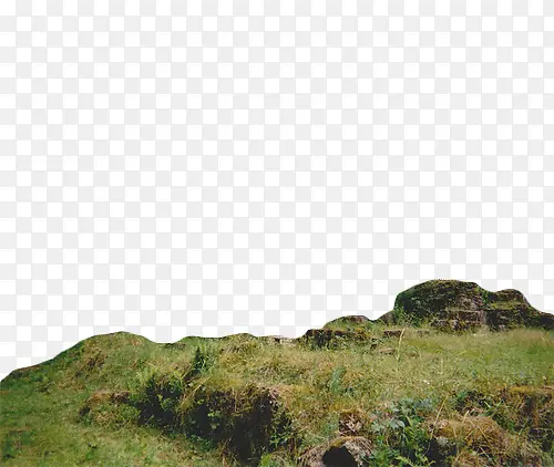 草地悬崖