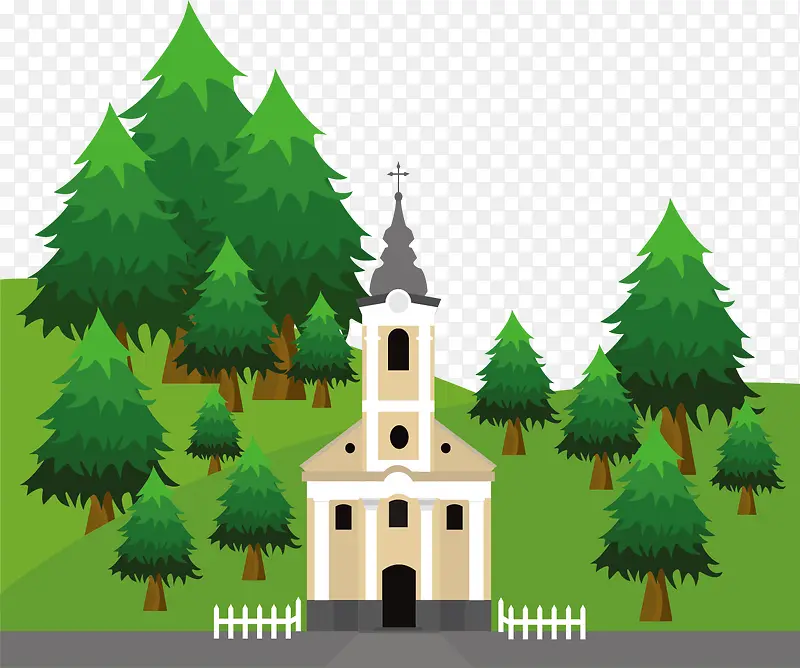 树林中的教堂