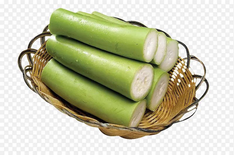 竹篮里的胡瓜