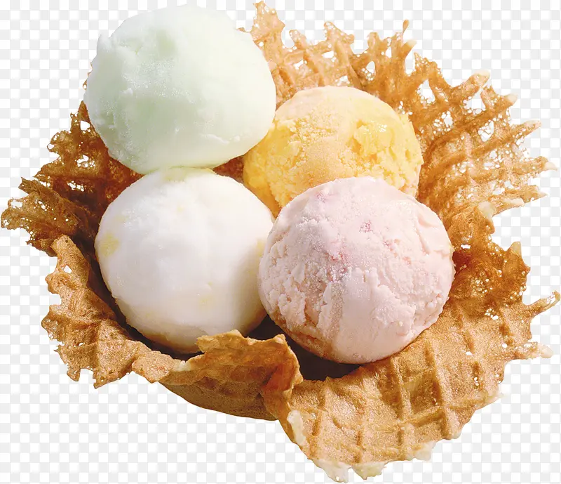 四个冰淇淋球