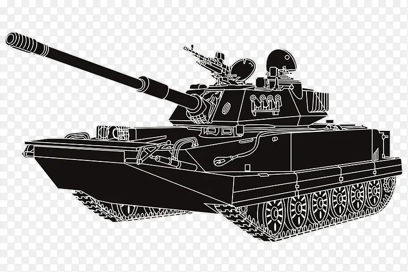 坦克游戏psd素材矢量插画