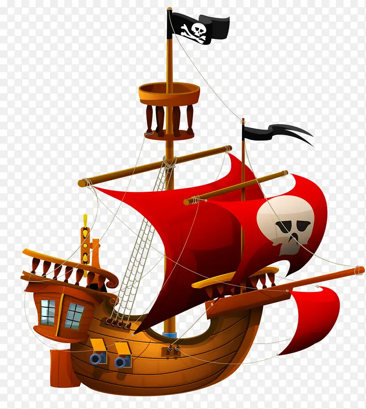 海盗的帆船