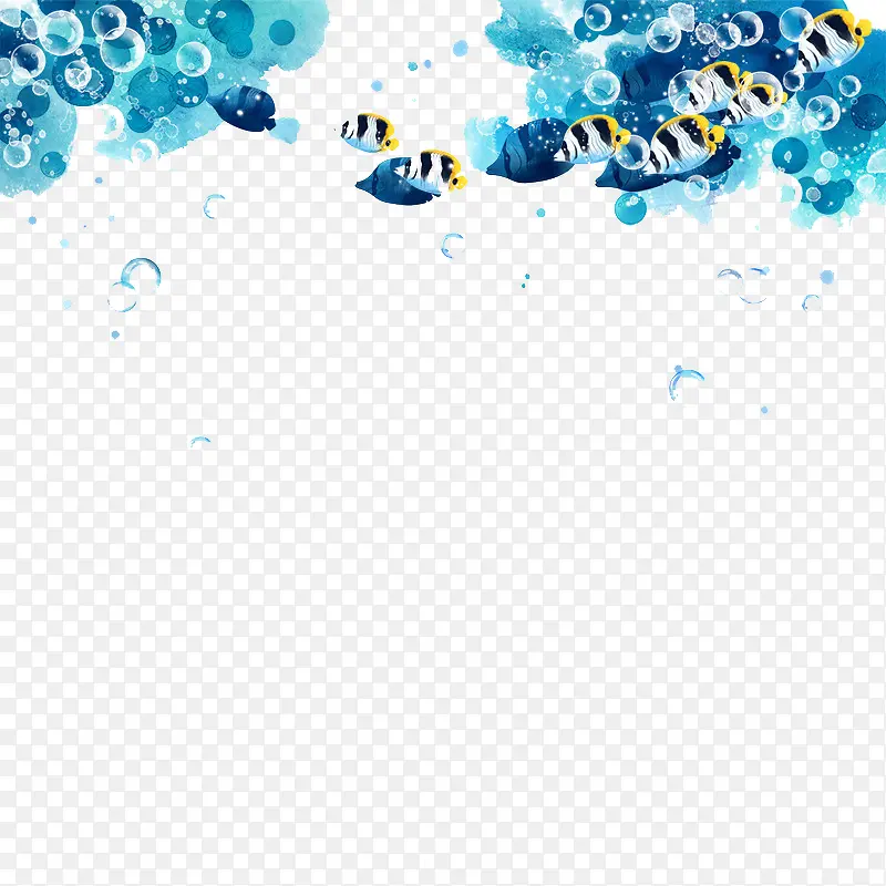 卡通水彩背景