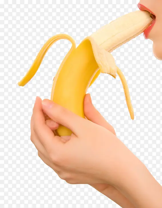 在吃香蕉