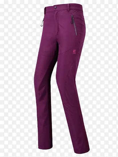 紫色冲锋裤