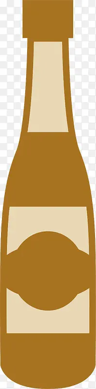 棕色酒瓶