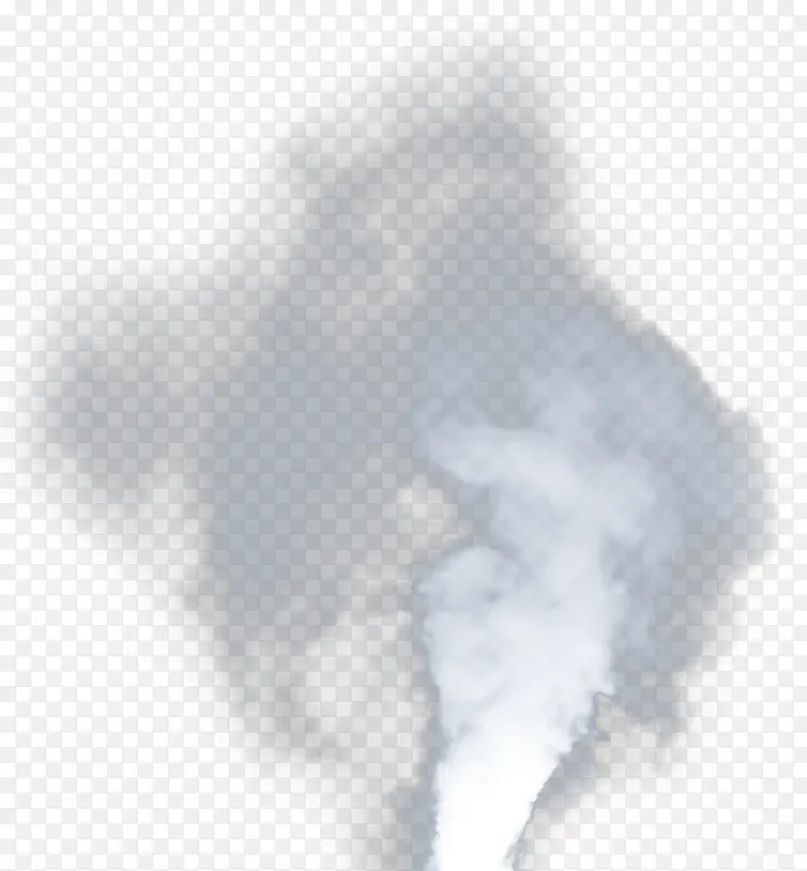 灰色漂浮装饰烟雾