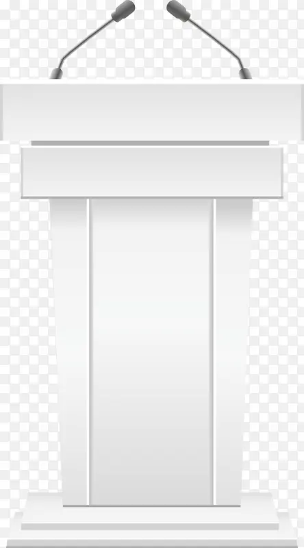 矢量白色的演讲台PNG图片素材下载_图片编号9726576-PNG素材网