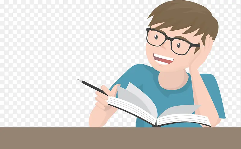 思考的男生矢量图PNG图片素材下载_图片编号9726609-PNG素材网