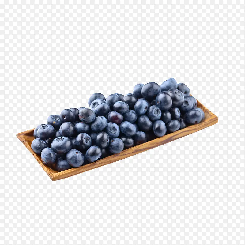 放在盘子上的蓝莓