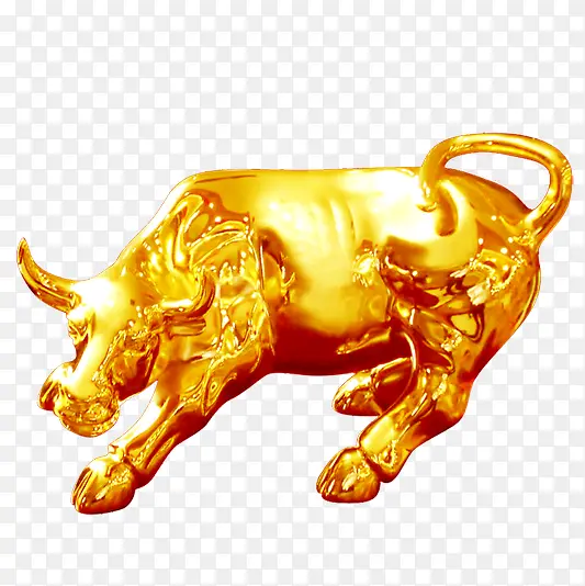 金色的生肖牛
