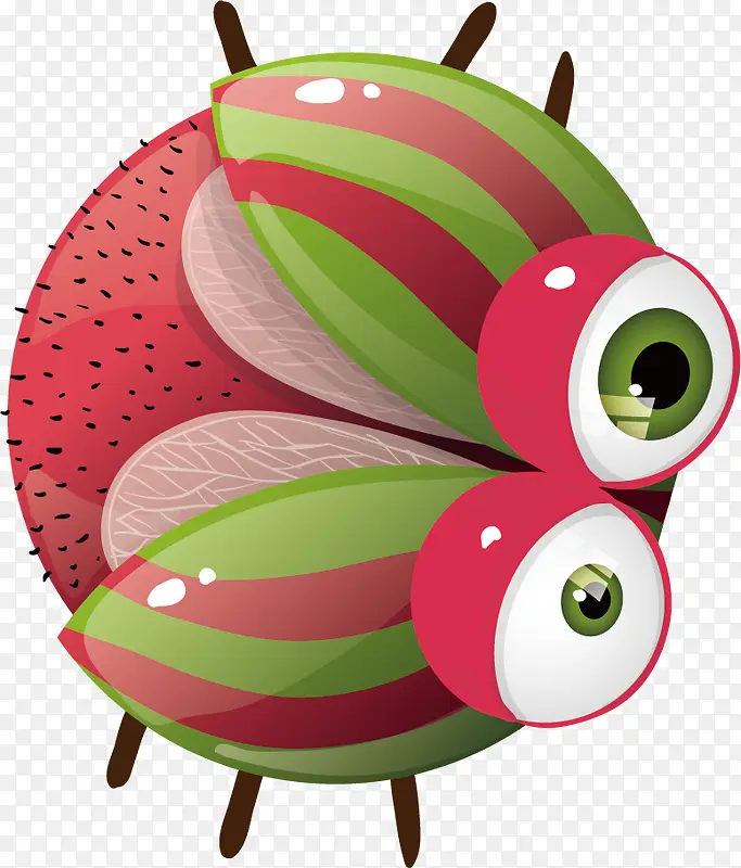 粉红色的小虫子