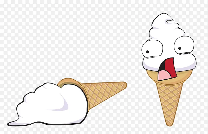 可爱卡通冰淇淋