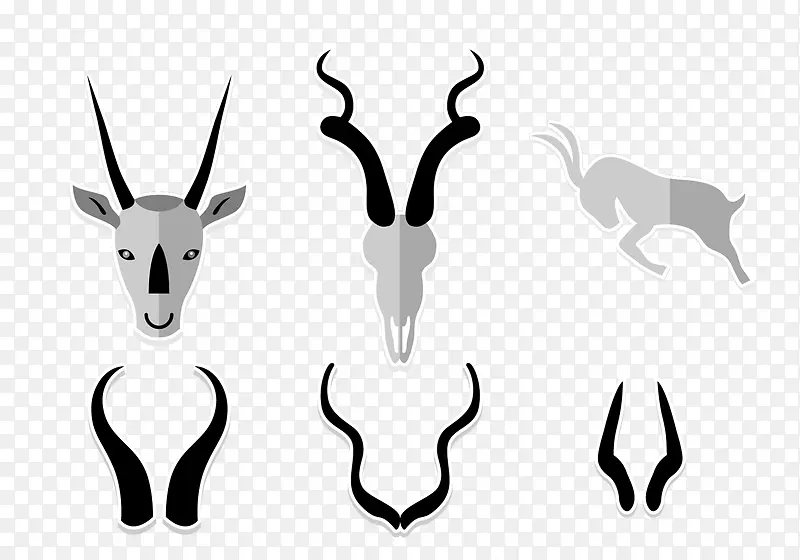 插图角羚羊非洲野生动物园