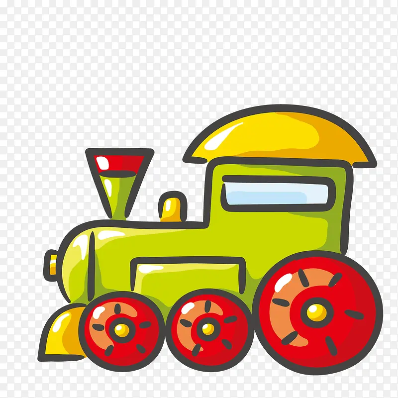 卡通玩具小火车设计