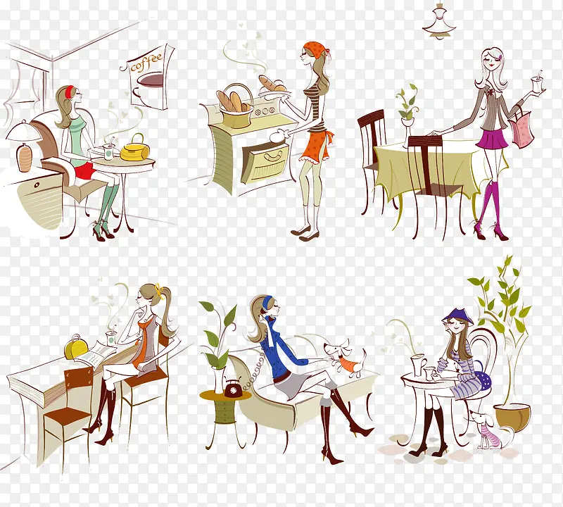 手绘插画素材PNG图片素材下载_图片编号9732591-PNG素材网