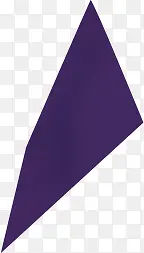 紫色不规四边形则