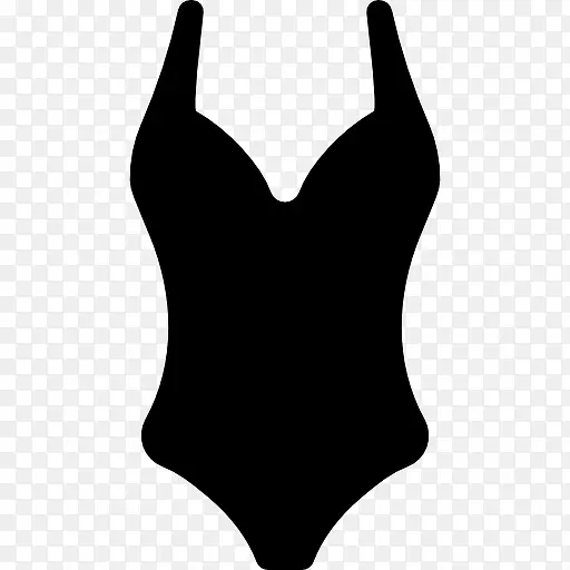 女性泳装图标