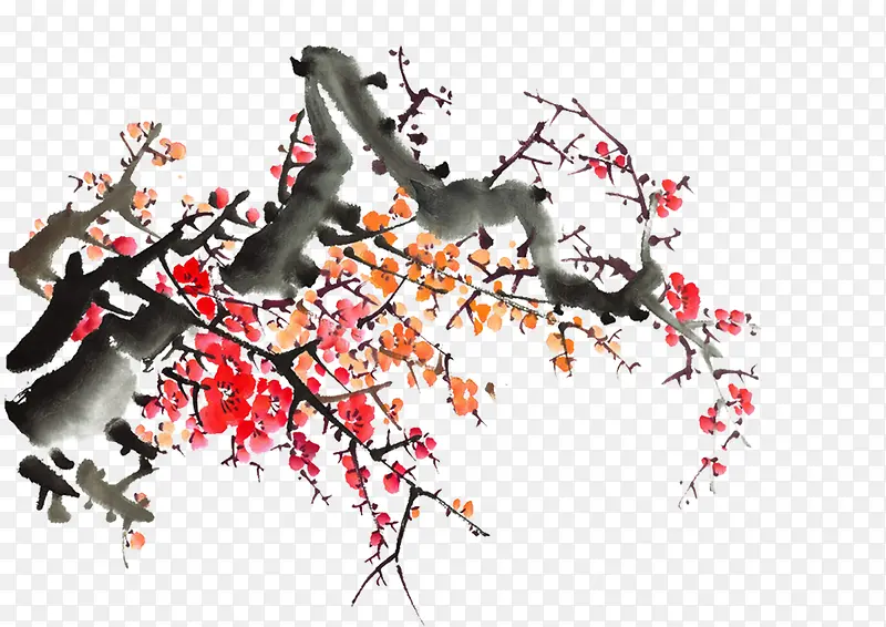 中国风梅花