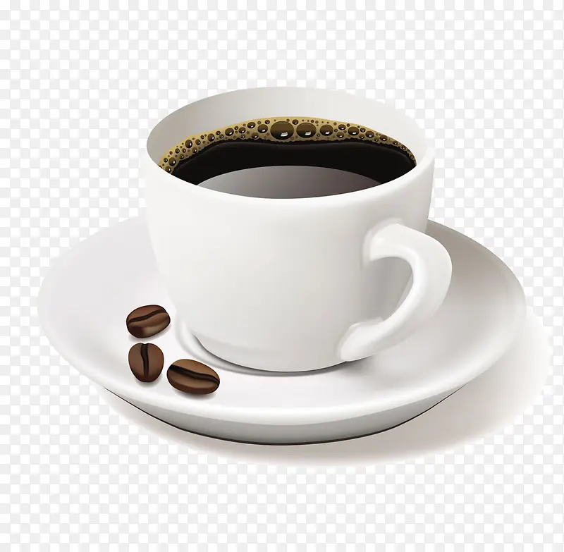 创意咖啡杯矢量图