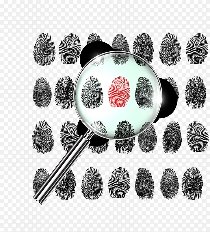 矢量指纹放大镜