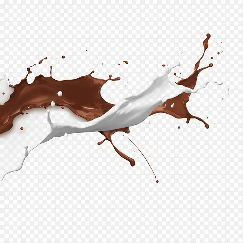 巧克力牛奶矢量图