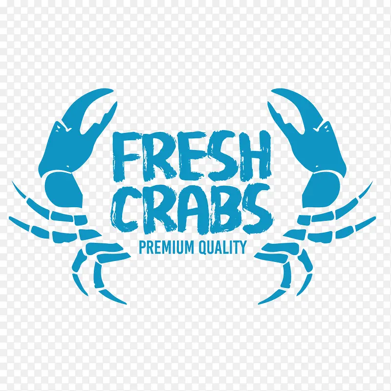 螃蟹创意标签设计