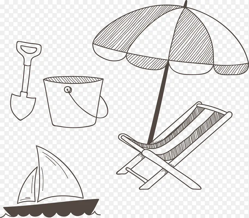 手绘太阳伞
