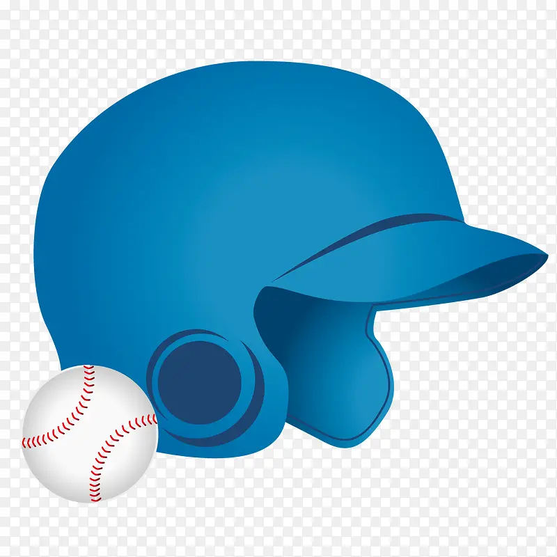棒球帽与棒球