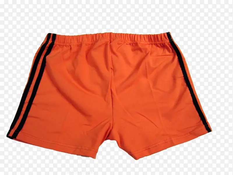 橙色的短裤