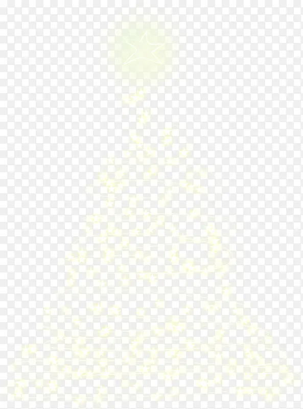 白色闪光圣诞树