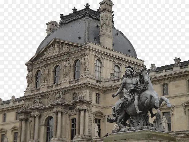 法国卢浮宫建筑四