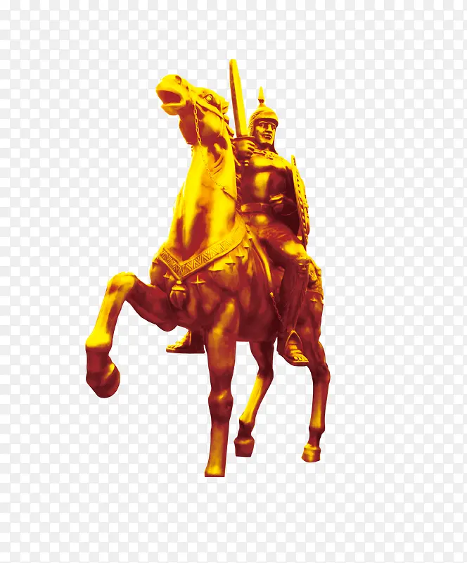 骑士铜像