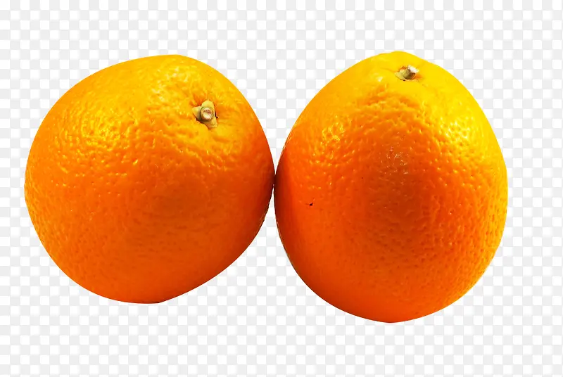 两两橙色柳橙图片素材