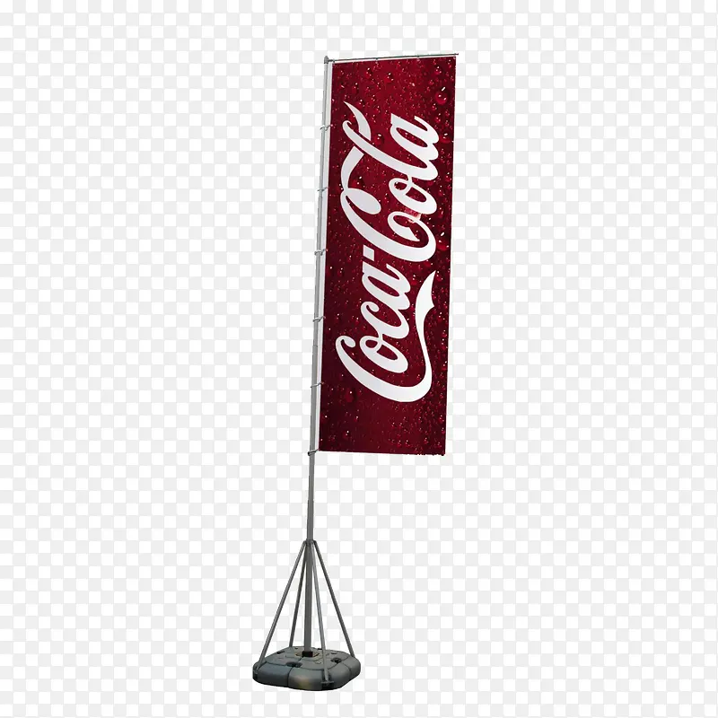 可口可乐刀旗设计