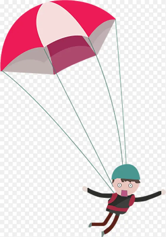 飞翔的降落伞