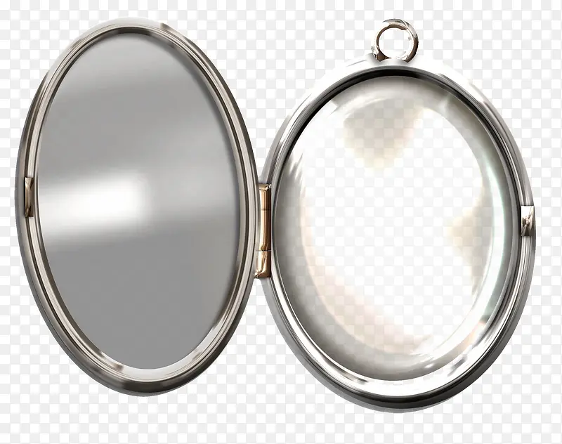 灰色金属镜子