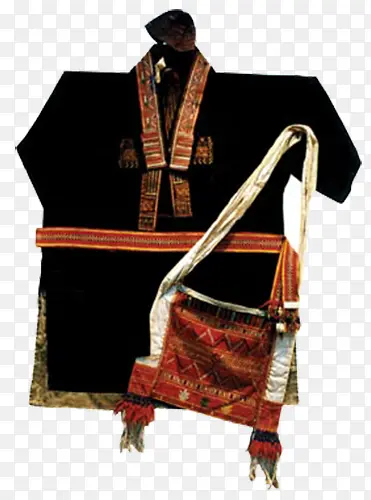 少数民族瑶族衣服背包