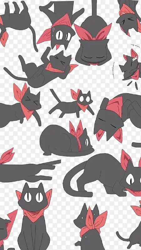 黑猫素材图