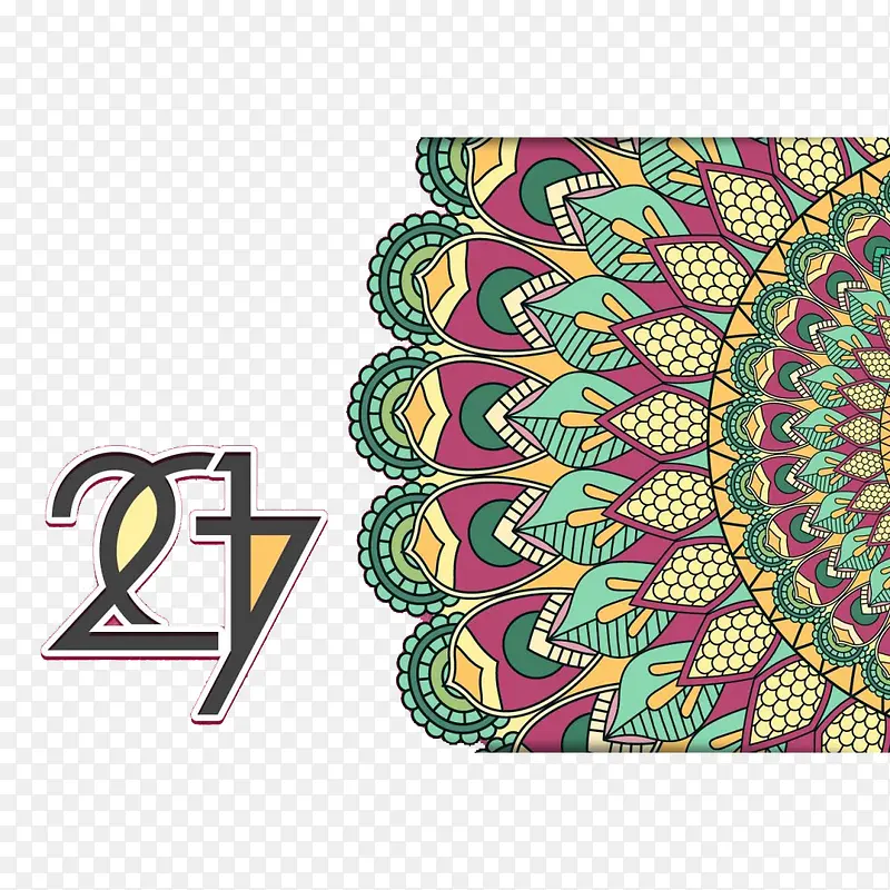 曼陀罗2017素材背景