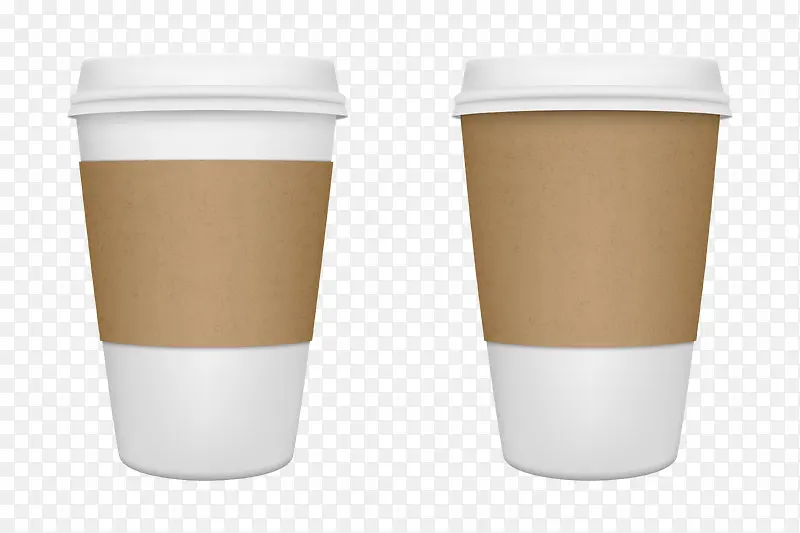 矢量咖啡杯效果图