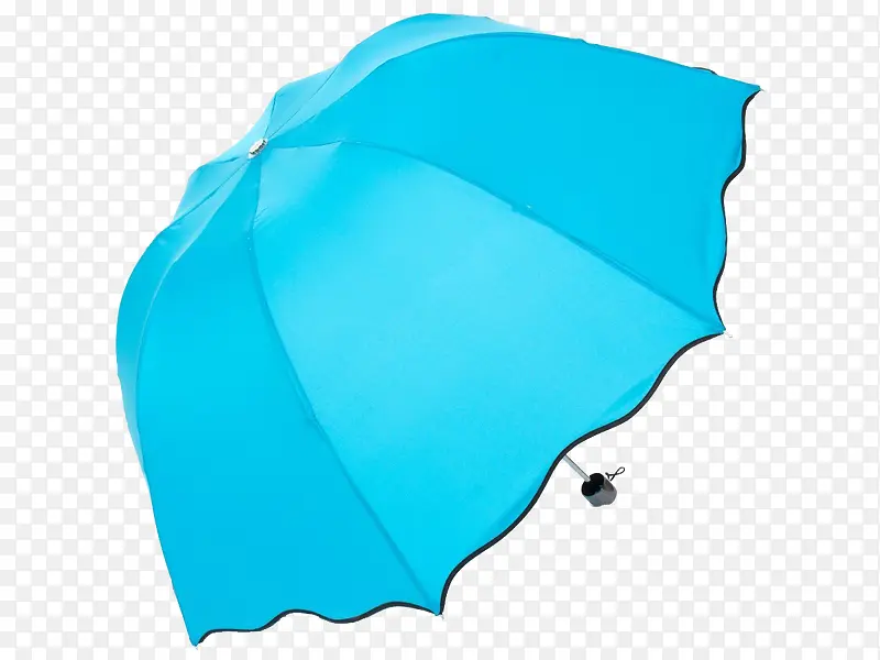 女生素色太阳伞