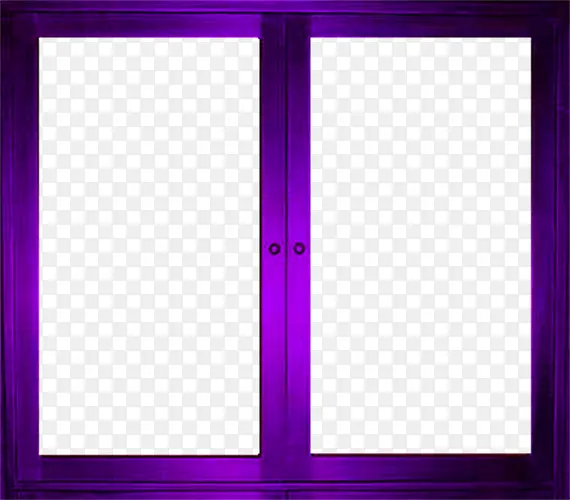 紫色窗框