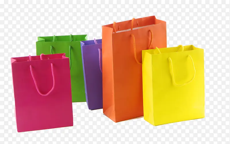 彩色购物袋